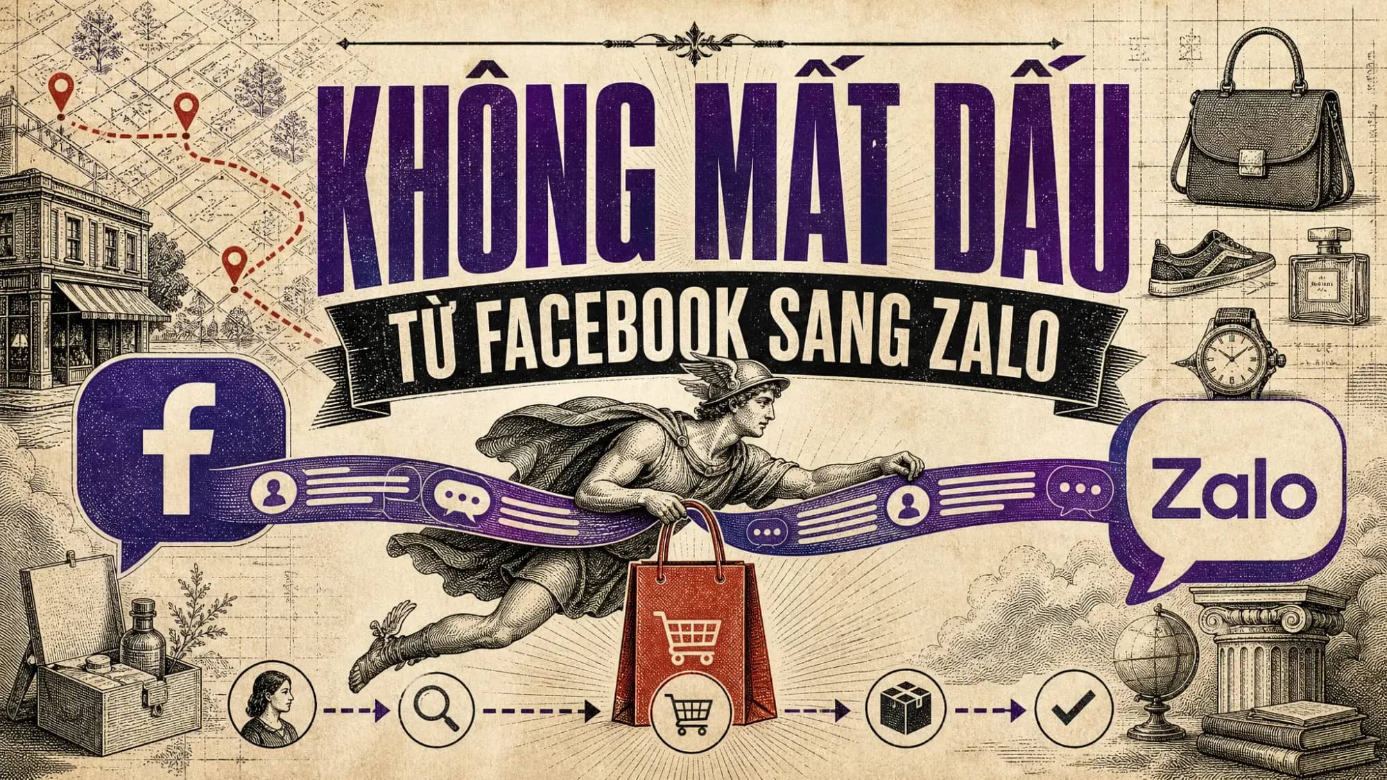 Ảnh bìa bài “Khách hỏi ở Facebook, chốt đơn ở Zalo: giữ liền mạch hành trình mua hàng”