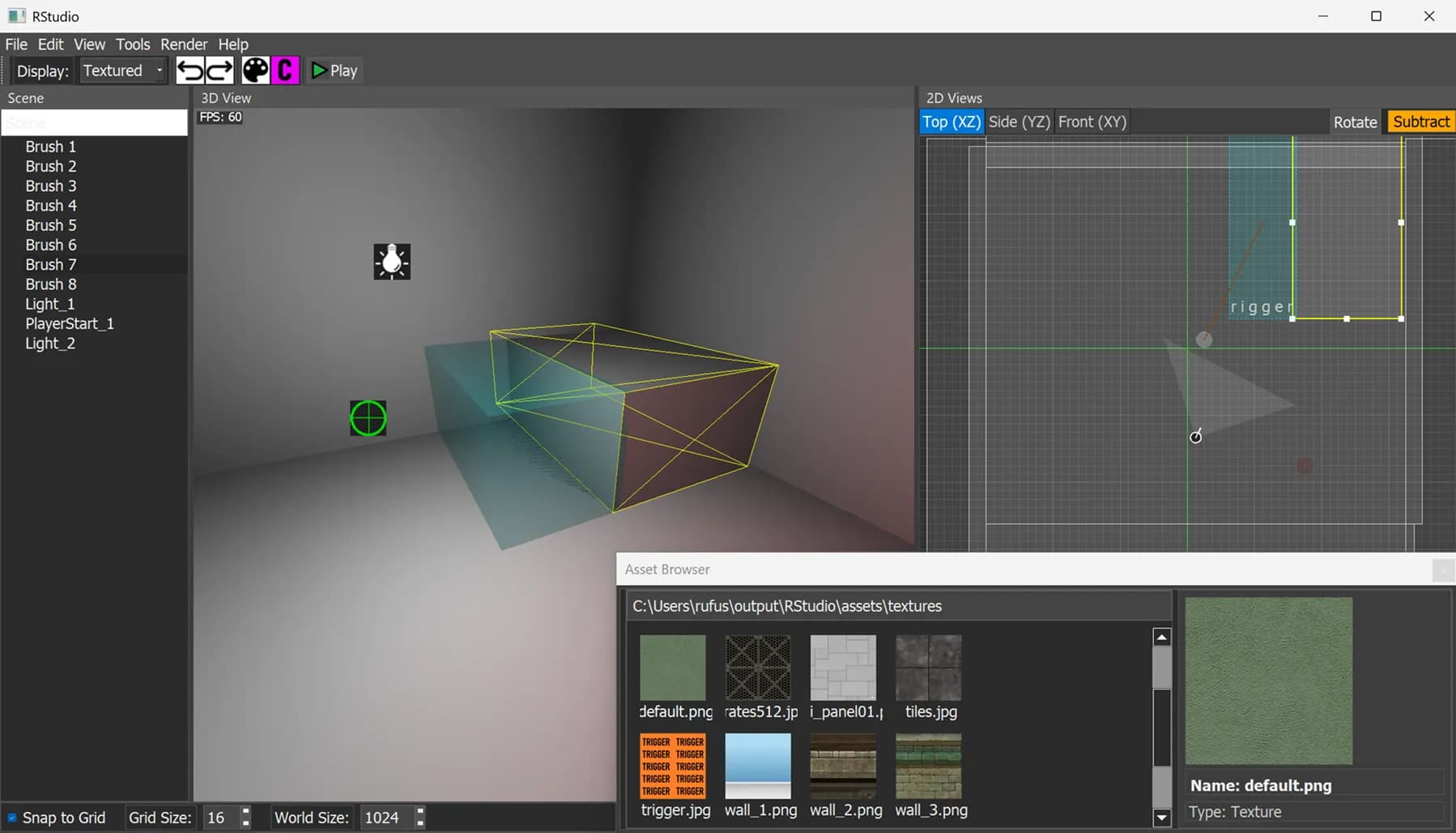 Show HN: Fio: 3D World editor/game engine – inspired by Radiant and Hammer