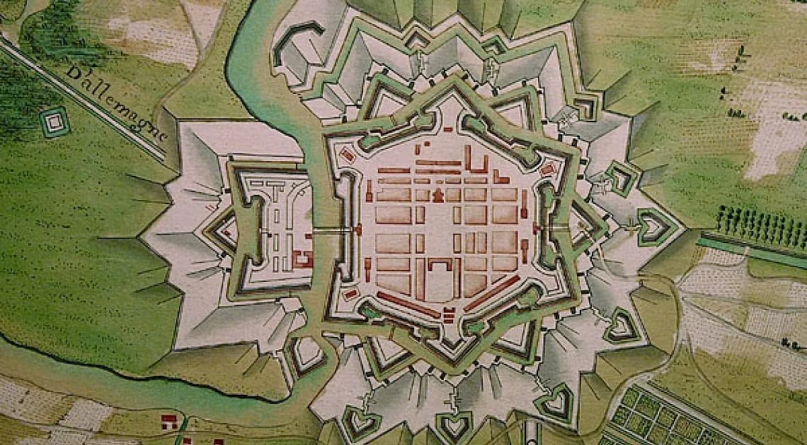 Militarized snowflakes: The accidental beauty of Renaissance star forts