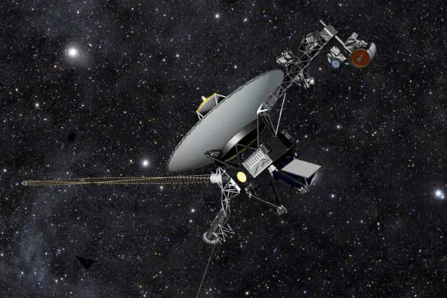 Voyager 1 runs on 69 KB of memory and an 8-track tape recorder