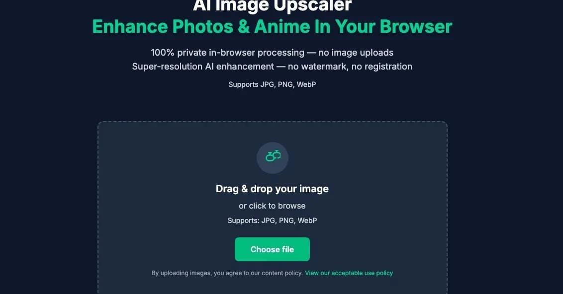 I Built an AI Image Upscaler — Welcome Any Feedback