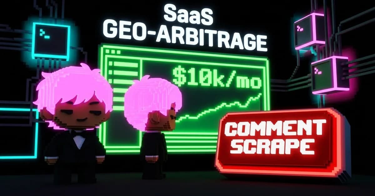 How to Find a $10k/mo SaaS Idea with Python & Apify (Geo-Arbitrage)