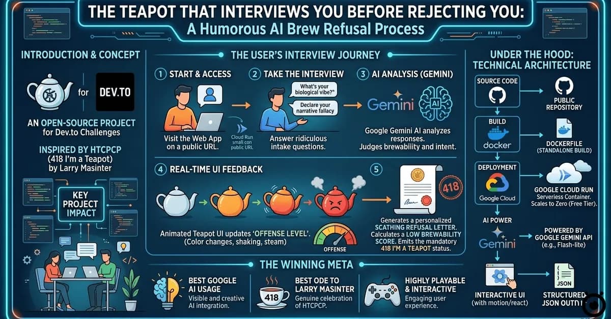 FoolPot: Hyper-Judgmental AI Teapot with Google AI Studio Build, Gemini API & CloudRun