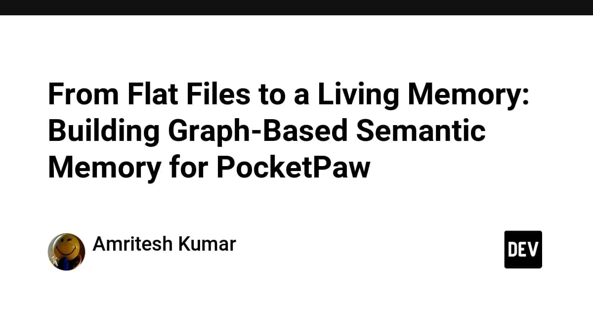 From Flat Files to a Living Memory: Building Graph-Based Semantic Memory for PocketPaw