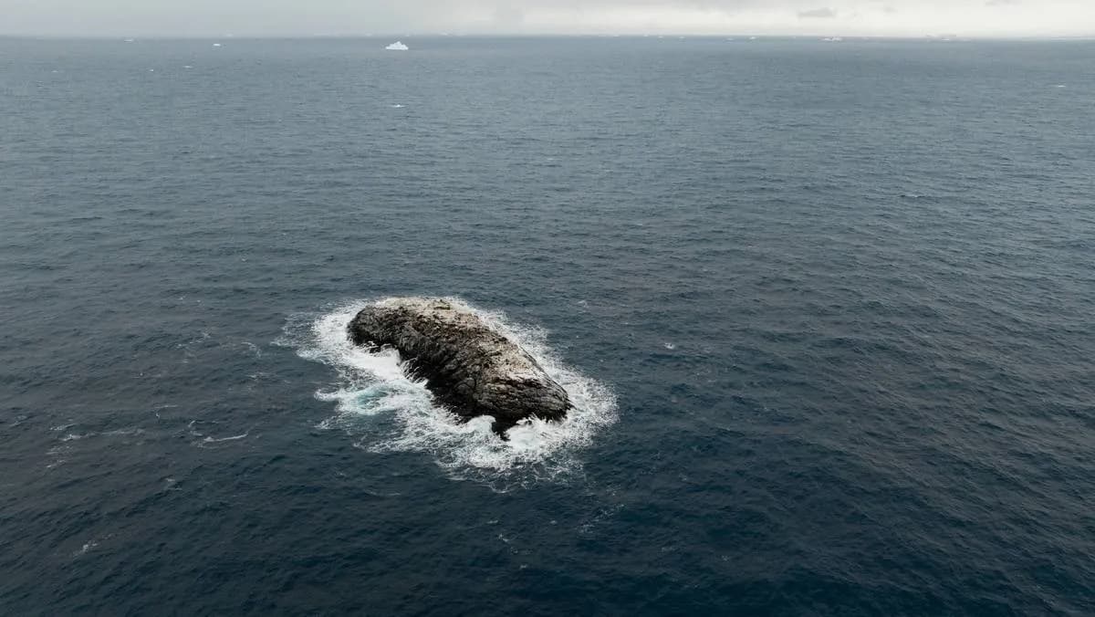 Uncharted island soon to appear on nautical charts