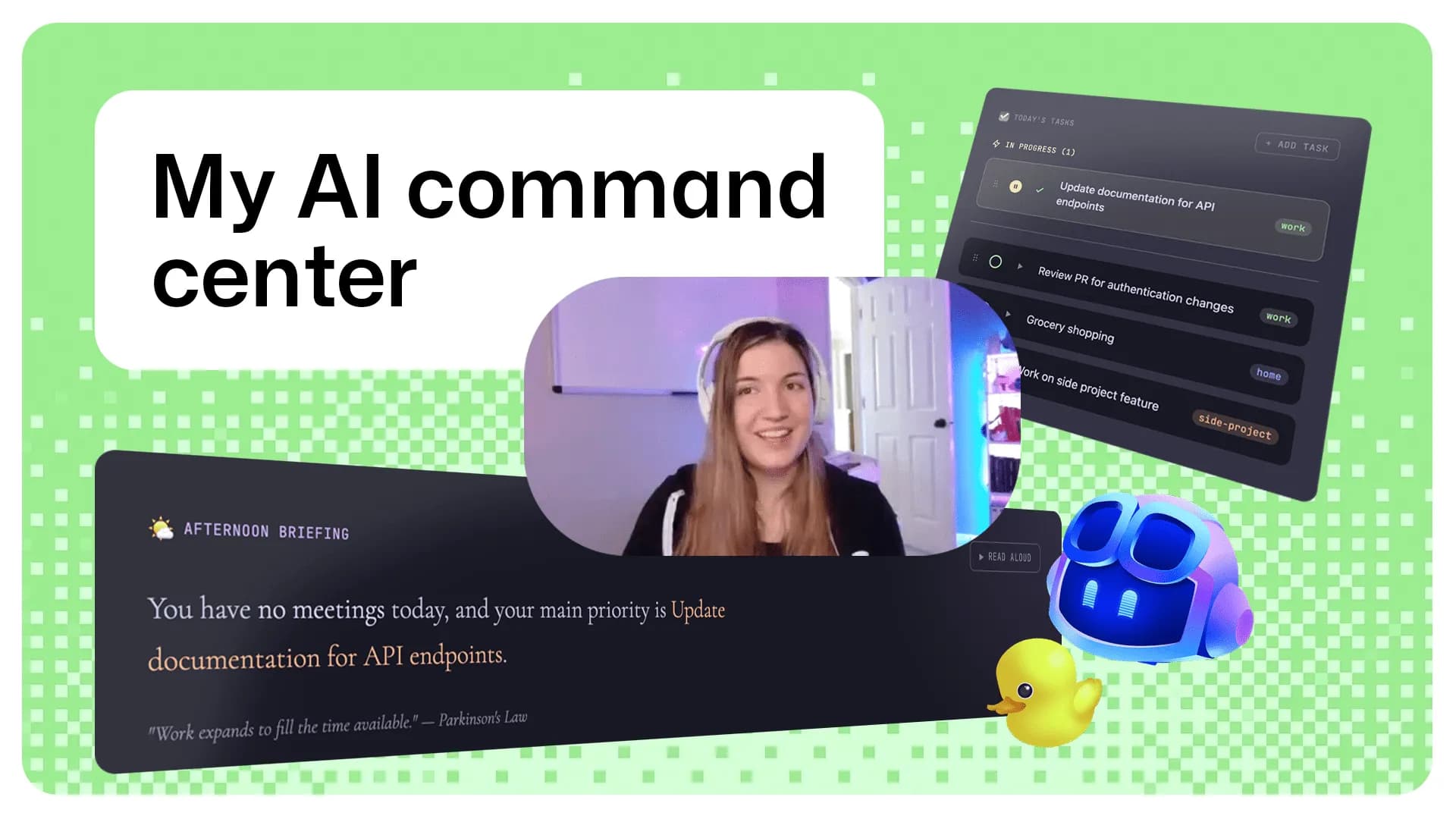 Build a personal organization command center with GitHub Copilot CLI