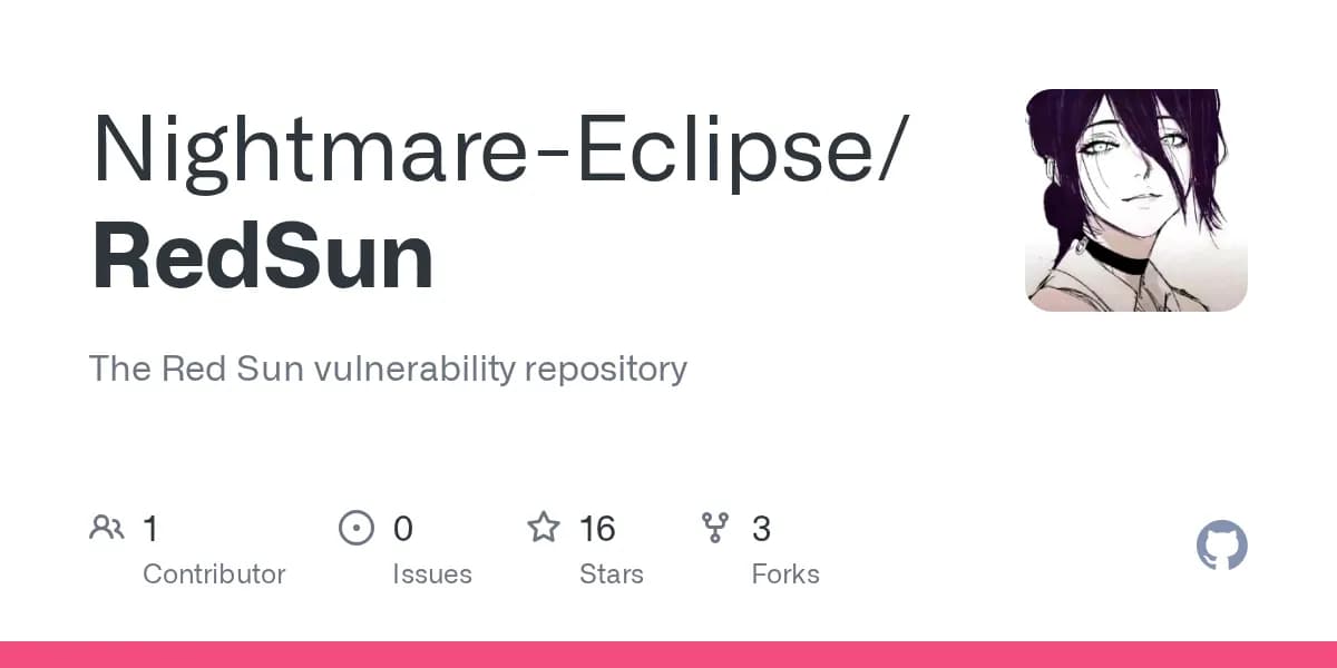 RedSun: System user access on Win 11/10 and Server with the April 2026 Update