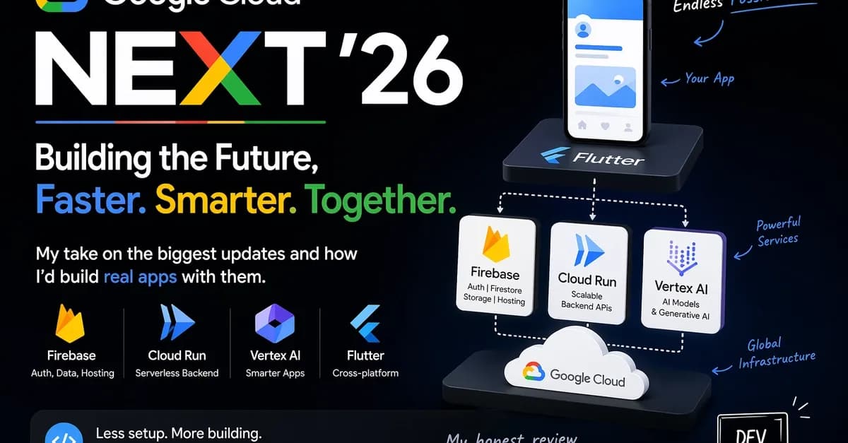 How Google Cloud NEXT '26 Makes Building Full Stack Apps (Flutter + AI) Way Easier